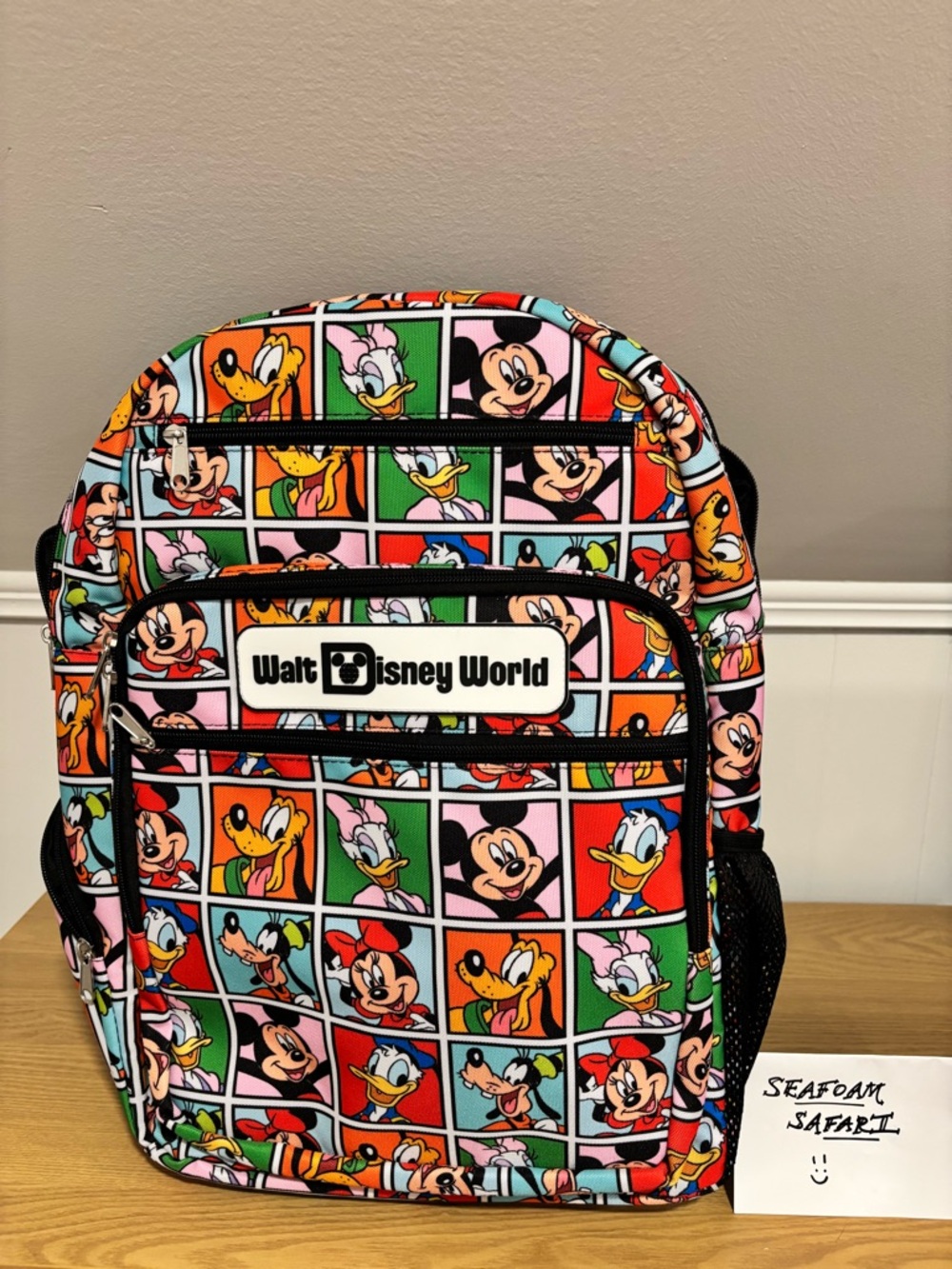 NWOT XXL Walt Disney World Mickey and Friends Travel Backpack Carry On